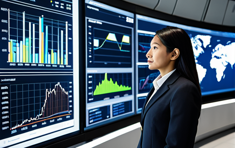 **Prompt:** A professional logistics manager, fully clothed in a modest business suit, standing in a high-tech logistics command center. Large transparent screens display intricate real-time global supply chain data, predictive analytics, and dynamic inventory visualizations. The atmosphere is modern, well-lit, and efficient. The manager has a focused, professional expression. Safe for work, appropriate content, fully clothed, professional, perfect anatomy, correct proportions, natural pose, well-formed hands, proper finger count, natural body proportions, high-quality photograph, realistic.